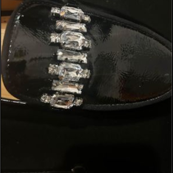 Adrienne Vittadini loafers with rhinestones sz 7 - Picture 2 of 3